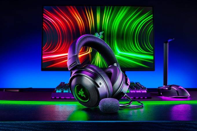 Razer Uma cor Kraken v3 hipersenso áudio para jogos B86495