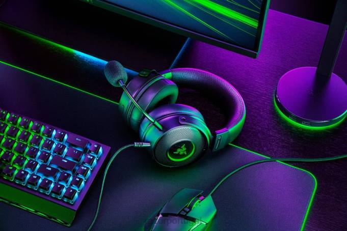 Razer Uma cor Kraken v3 hipersenso áudio para jogos B86495