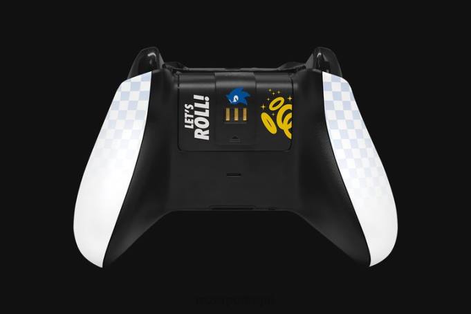 Razer Uma cor Controle sem fio Sonic the Hedgehog e suporte de carregamento rápido para Xbox console B864167
