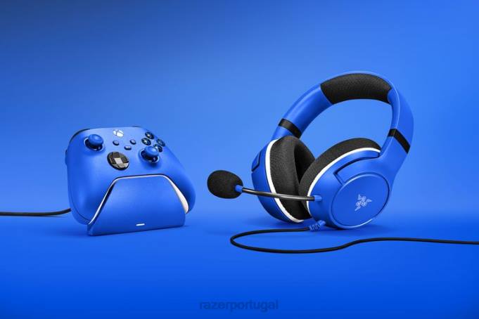 Razer choque azul pacote duo essencial para xbox console B864175