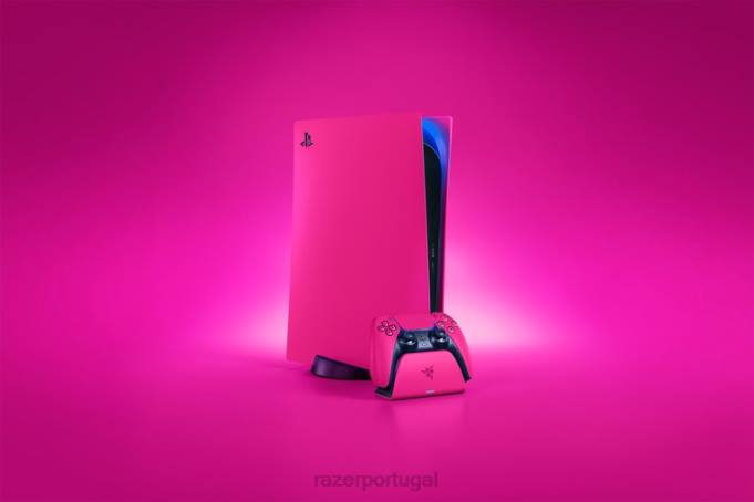 Razer rosa suporte de carregamento rápido para ps5 console B864173