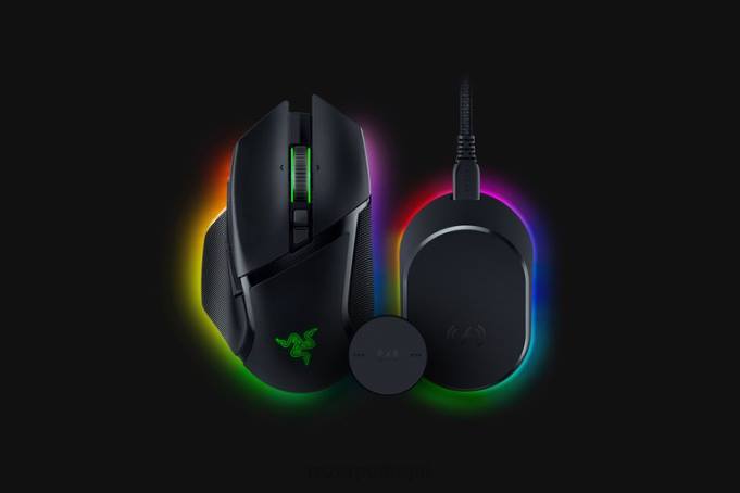 Razer Uma cor pacote basilisk v3 pro + mouse dock pro ratos B86430