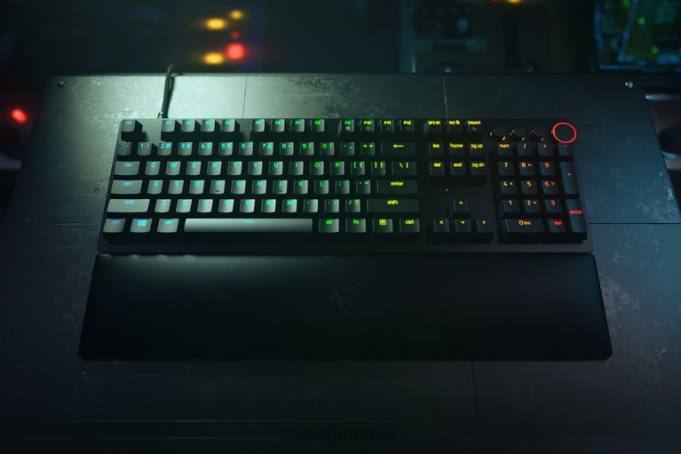 Razer Uma cor Huntsman v2 - interruptor óptico clicky - nós teclado B86469
