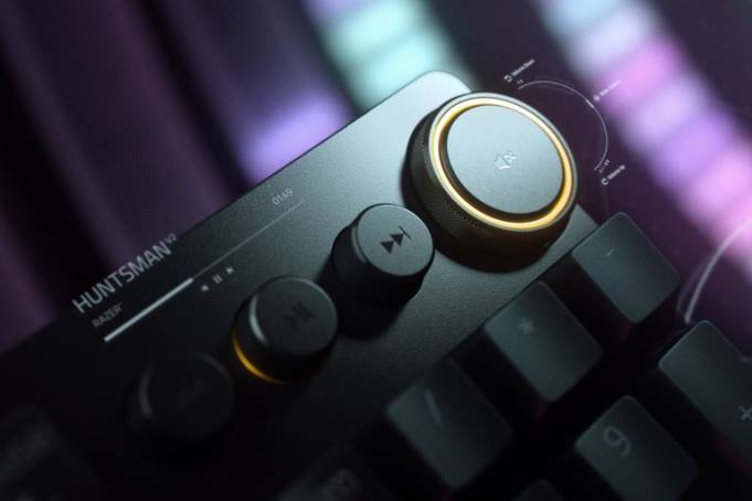 Razer Uma cor Huntsman v2 - interruptor óptico clicky - nós teclado B86469