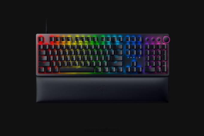 Razer Uma cor Huntsman v2 - interruptor óptico clicky - nós teclado B86469
