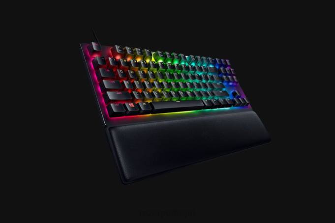 Razer preto Huntsman v2 tenkeyless - interruptor óptico clicky - nós teclado B86471