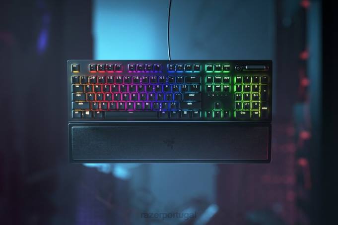 Razer preto blackwidow v3 - interruptor amarelo - nós teclado B86461