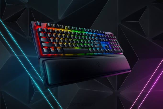 Razer preto blackwidow v3 pro - interruptor verde - nós teclado B86458
