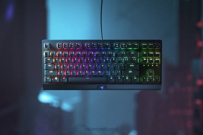 Razer preto blackwidow v3 tenkeyless - interruptor amarelo - nós teclado B86462