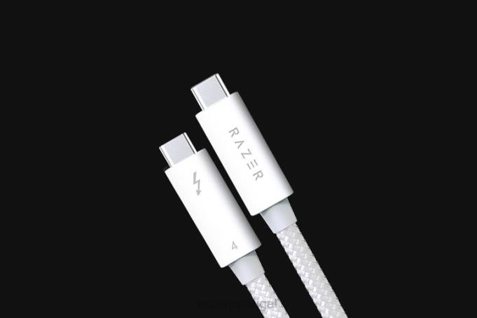 Razer branco cabo raio 4 componente de computador B86422