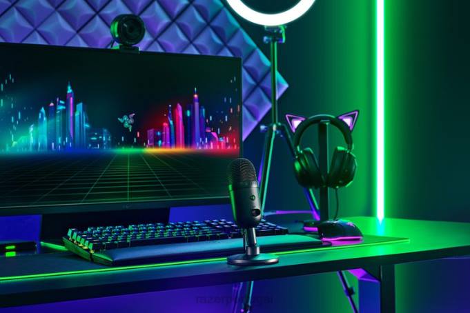 Razer Uma cor seiren v2 x Criação de conteúdo B864109