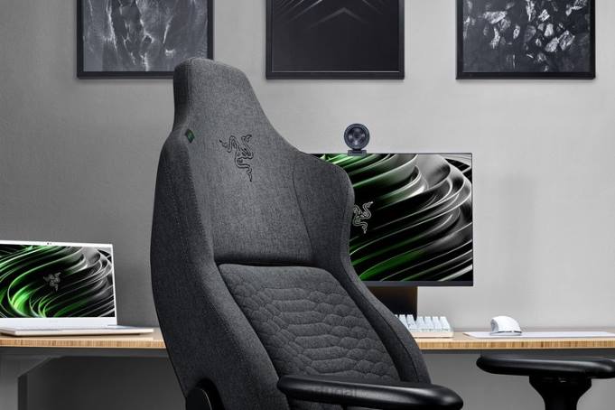 Razer Uma cor iskur – tecido cinza escuro cadeira de jogos B864137