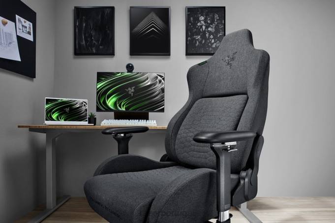 Razer Uma cor iskur – tecido cinza escuro cadeira de jogos B864137
