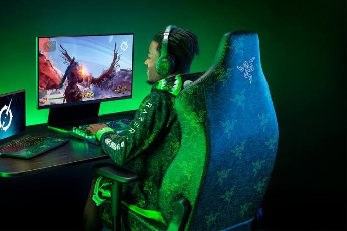 Razer X *A Bathing Ape Uma cor iskur x cadeira de jogos B864125