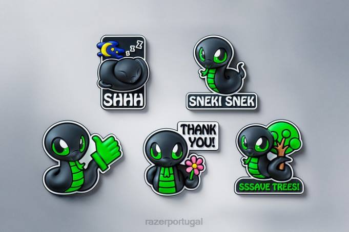 Razer Uma cor sneki snek imã de geladeira - árvores sssave engrenagem B864207
