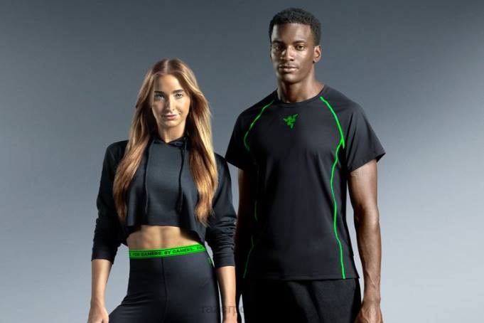 Razer Uma cor athleisure - camiseta instinto vestuário B864194