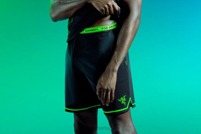 Razer Uma cor athleisure – shorts instinto vestuário B864198