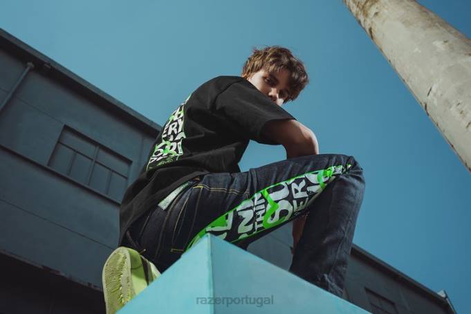 Razer Uma cor camiseta evisu com estampa daicock vestuário B864191